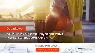 Usługi geodezyjne usługi kartograficzne mapy do celów projektowych Pruchnik Ager