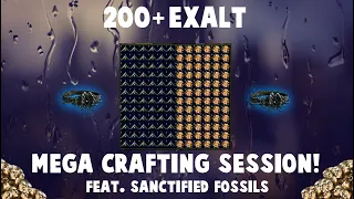 200+ EXALT MEGA CRAFTING SESSION ft. Stygians!🔥 (Path of Exile MSC Crafting) 🔥 [6K Subs Part 2/2]