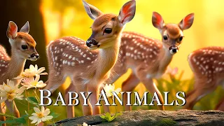 Baby Animals - Relaxing Music & Baby Animals Video for Stress Relief, Anxiety Reduction, and Study