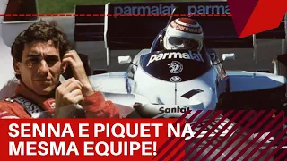 AYRTON SENNA E NELSON PIQUET, QUASE FORAM COMPANHEIROS DE EQUIPES NA FÓRMULA 1 - PRIMEIRO STOP F1