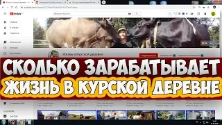 Сколько зарабатывает Жизнь в Курской деревне на Youtube