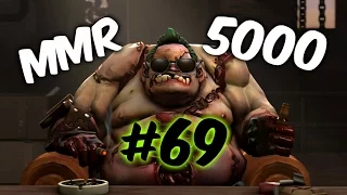 Рейтинговая Игра Дота 2 - Как Поднять ММР на Пуджа Pudge #69 +Обучалка гайд