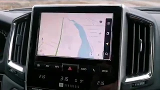 Яндекс Навигация в Toyota Land Cruiser 200