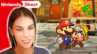 SO CUTE!! Paper Mario Thousand-Year Door REMAKE?! Nintendo Direct Sept 2023 Reaction