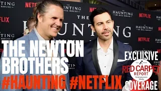 The Newton Brothers, composers, interviewed at #Netflix's The #Haunting of Hill House S1 Premiere