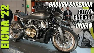 EICMA '22: News from Royal Enfield, Indian Motorcycle and Brough Superior.