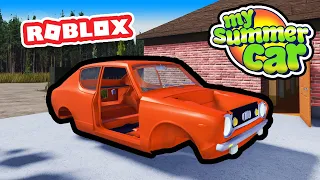 Building My Own CAR COMPANY in Roblox (My Summer Car)