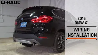 2016 BMW X1 Trailer Wiring Install