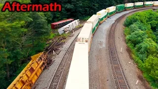 AFTERMATH Of Train Derailment (Horseshoe Curve)