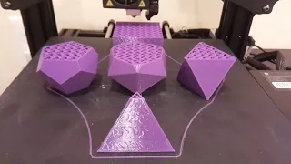 Platonic Solids (3D printer timelapse)