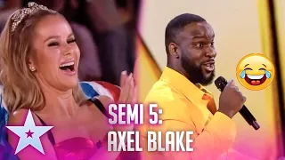 Axel Blake: Simon Cowell's GOLDEN BUZZER Makes Judges Laugh OUT LOUD!! | Semi Finals BGT 2022