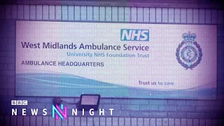 Death after ambulance delay and fears this winter will ‘topple’ the NHS - BBC Newsnight
