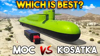 GTA 5 ONLINE : KOSATKA VS MOC (WHICH IS BEST?)