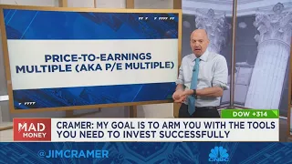 Jim Cramer: To value a stock, consider where it's trading relative to earnings-per-share