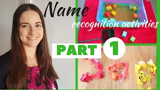 20+ IDEAS FOR PRESCHOOL ACTIVITIES AT HOME | HOW TO TEACH A 3 YEAR OLD THEIR NAME | NAME RECOGNITION