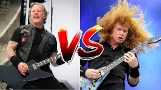 James Hetfield Vs. Dave Mustaine (Rhythm Guitar Riffs)