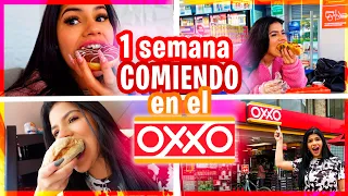 UNA SEMANA COMIENDO en el OXXO  - RETO EXTREMO!