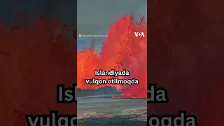Islandiyada vulqon otilmoqda