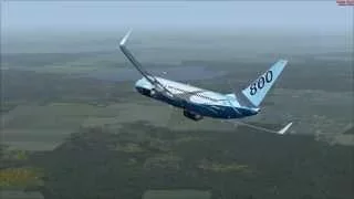 Обучение FSX. Заход на посадку по VOR DME практика