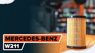 Cómo cambiar la filtro de aceite y aceite de motor en MERCEDES-BENZ W211 Clase E [AUTODOC]
