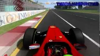 rFactor F1 2012 Felipe Massa Onboard Albert Park Melbourne Australian Grand Prix 1080p Full HD