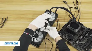 MSI® HOW-TO install cables for the MPG CORELIQUID K Series