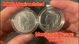 2023 Uncirculated Morgan & Peace Dollar Unboxing w/ Comparison vs. the 2021’s