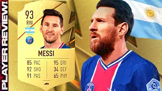 93 MESSI REVIEW | FIFA 22 ULTIMATE TEAM