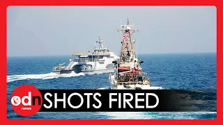 US Navy Fires Warning Shots at Iranian Navy Vessel for the First Time in FOUR Years