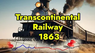Building the Iron Horse:Transcontinental Railroad Begins in 1863! (US History)