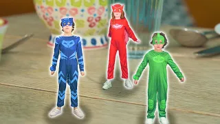 PJ Masks in Real Life 🌟 Tiny Catboy 🌟 Romeo Shrinks The Heroes | PJ Masks Official