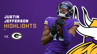 Every Catch by Justin Jefferson From Week 11 vs. Packers | NFL 2021 Highlights