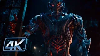 Ultron 'Lo Que No Me mata, Solo Me Hace mas Fuerte' | Vengadores: La Era De Ultron |(4K-HD)