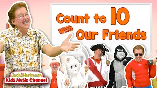 Count to 10 With Our Friends  Vol. 2 | Jack Hartmann