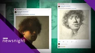 Rembrandt: The first great selfies - BBC Newsnight