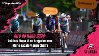 Giro de Italia 2024: Análisis Etapa 13 en Gregarios con Mario Sabato y Juan Charry