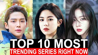 Top 10 Most Korean Trending TV Shows Right Now | Kdrama Series To Watch On Netflix, Disney, Viki