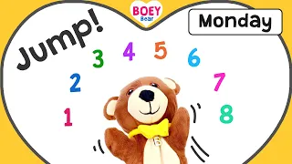🐻 Preschool Educational Videos for Toddlers, Monday - Circle Time - Learn at Home, Boey Bear