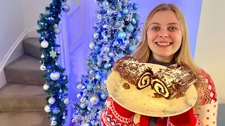 Baking Our Chocolate Yule Log For Christmas 2023 - Festive Home Vlog