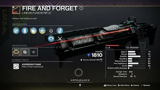 2 Minute God Roll: Fire and Forget