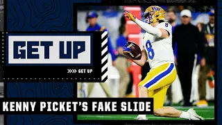Reacting to Kenny Pickett's fake slide: Should that be allowed? | Get Up