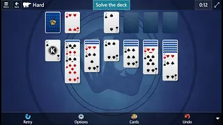 Microsoft Solitaire Collection: Klondike - Hard - March 22, 2021