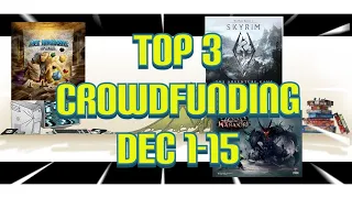 Top 3 Solo Games Crowdfunding Right Now! - Dec 1-15, 2021