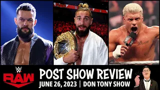 WWE Raw 6/26/23 Review w/Don Tony; MITB Changes; Trinity/Movie News; NXT/AEW Previews; Ratings