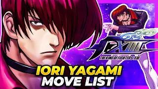 IORI YAGAMI MOVE LIST - The King of Fighters XIII (KOFXIII)