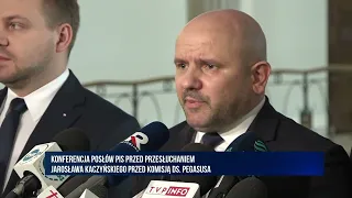 Konferencja posłów PiS przed przesłuchaniem J. Kaczyńskiego przed komisją ds. Pegasusa | TVRepublika