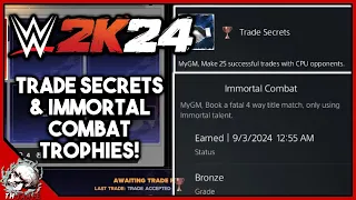 WWE 2K24 'Trade Secrets' & 'Immortal Combat' Trophy / Achievement Guide