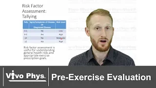 Pre-Exercise Evaluation