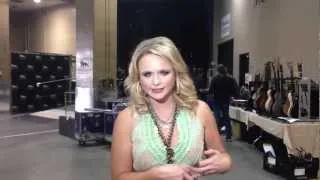 2013 ACM Awards Fan Rehearsal Question - Miranda Lambert