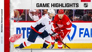 Capitals @ Red Wings 11/3 | NHL Highlights 2022